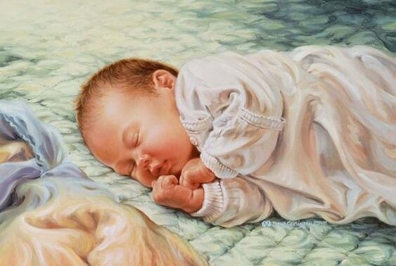 Die lieve kleine baby betekent alles voor ons