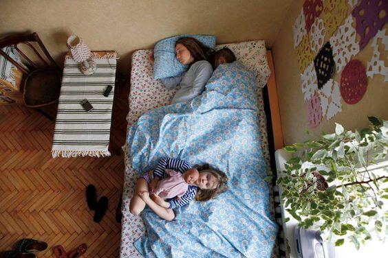 Bij leven met kinderen is goed slapen of niet goed slapen de vraag