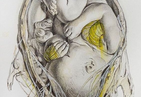Baby in de baarmoeder