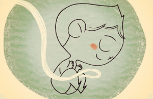 Onze hoop die hersteld wordt door een regenboogbaby