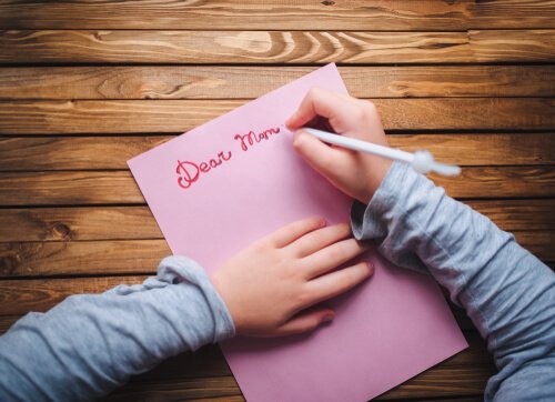 Kind schrijft brief