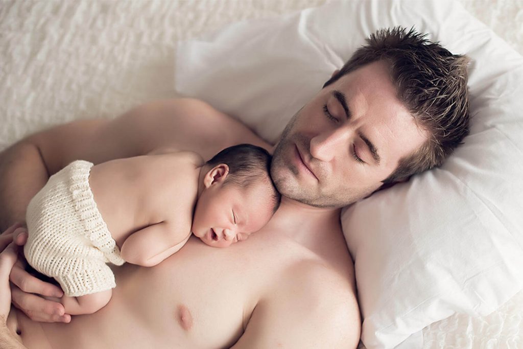 De armen van papa: een fantastisch plekje om te groeien