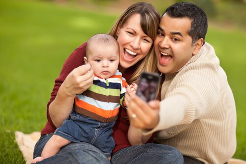 De liefde tussen de ouders vastgelegd