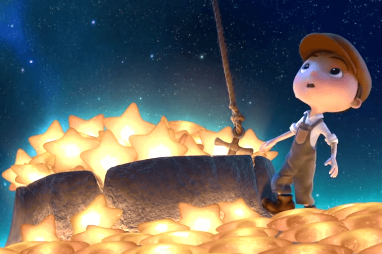 Jongen die sterren vangt