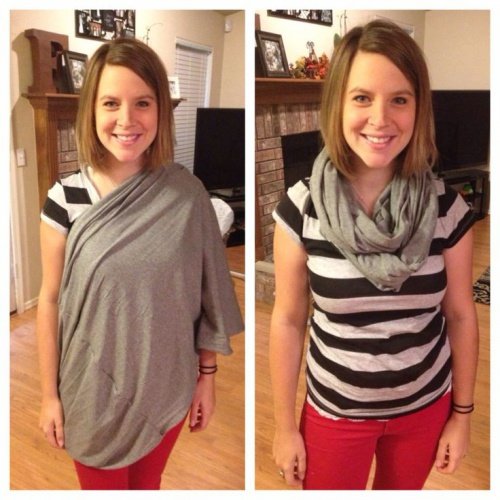 Sjaal voor bij het geven van borstvoeding