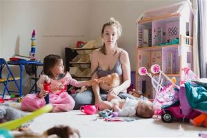 De foto die viraal ging laat de ziekte zien waarover moeders niet praten