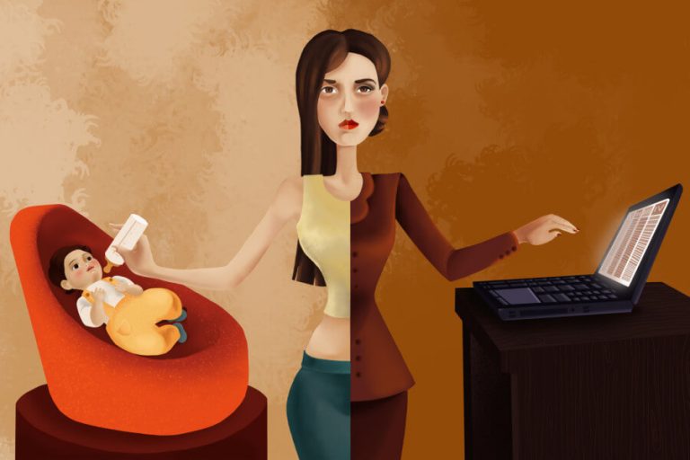 Huismoeders werken soms dubbel zo hard