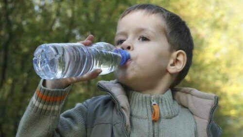 Water drinken