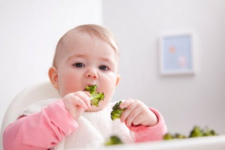 Groenten zijn goed voor een baby's gewicht