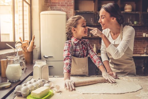 Thuis koken met kinderen