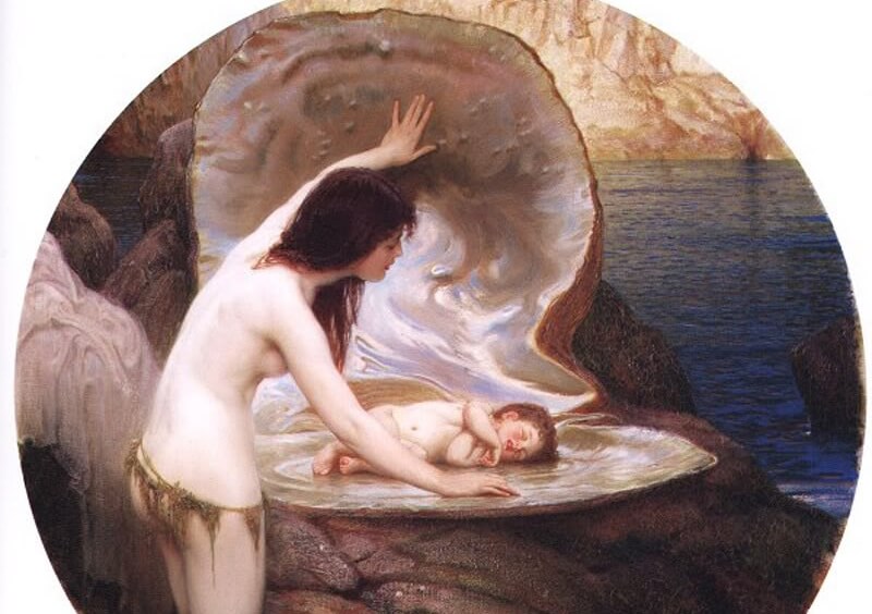 Een waterbaby door Herbert James Draper