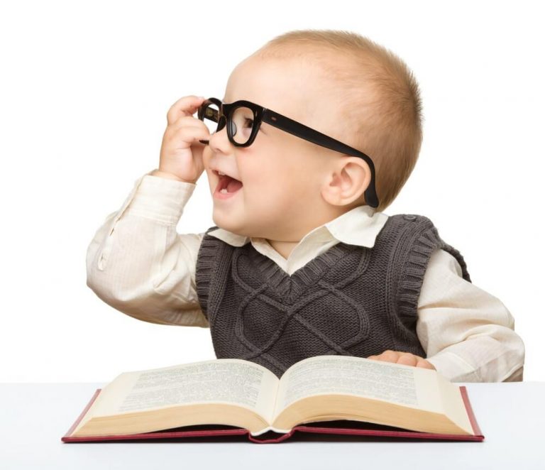 Het geheugen van je baby Intelligent jongetje
