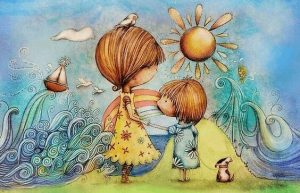 Mam, vergeet niet om te genieten met mij