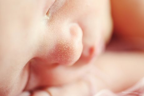 Een slapende baby