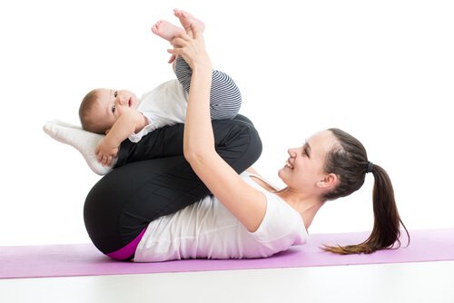 Leg je baby op zijn rug