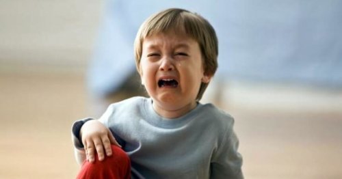 Kind huilt na vallen