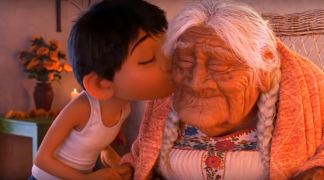 Coco en zijn grootmoeder