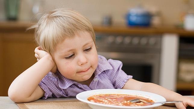 Kind wil soep niet eten