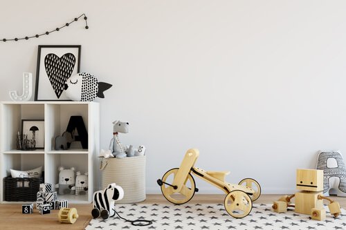 De inrichting van de kinderkamer