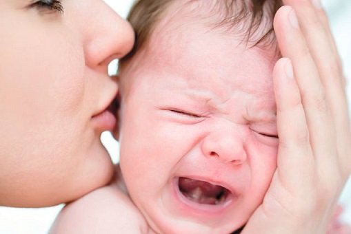 Het tandvlees van baby's