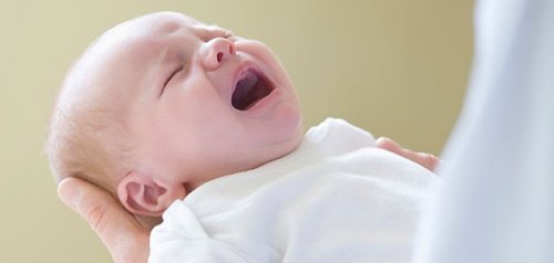 Baby met herpangina
