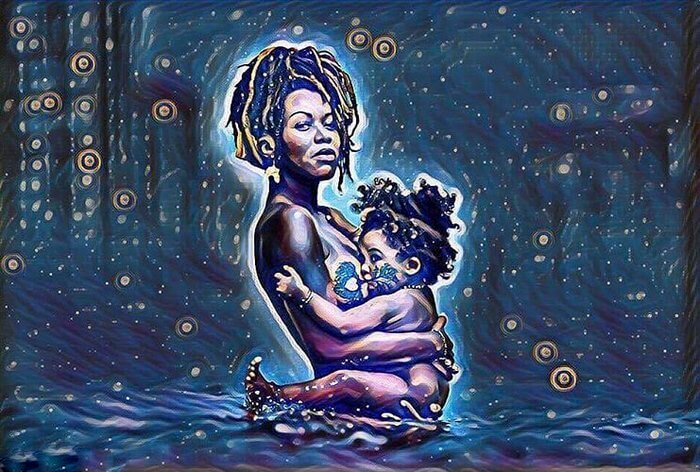 Borstvoeding verwarmt het hart