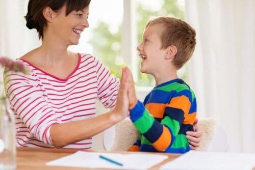 Moeder en autistische zoon