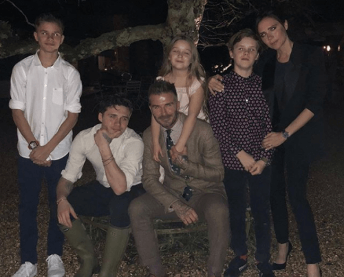 De familie Beckham