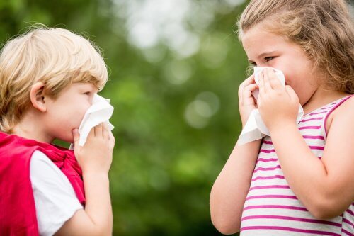Kinderen met een allergie
