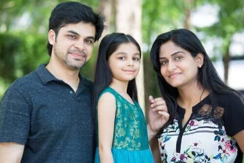 Enig kind met ouders