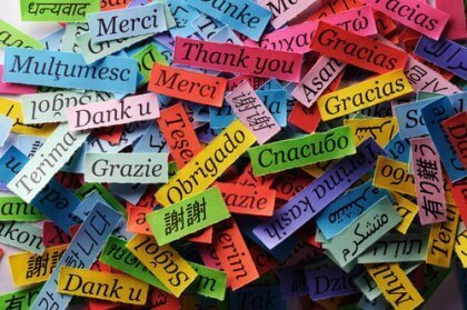 Dankjewel in vreemde talen