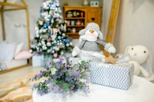 Ideeën om de kinderkamer voor kerstmis te versieren