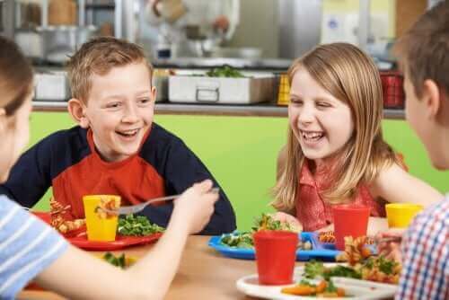 Voeding bij de schoolkantine