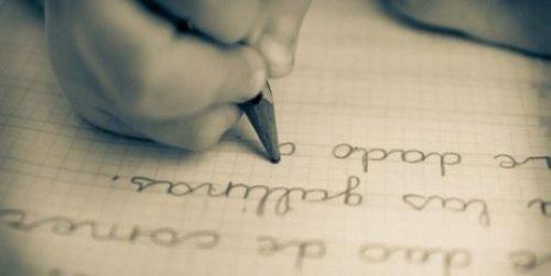 Handschrift van een kind