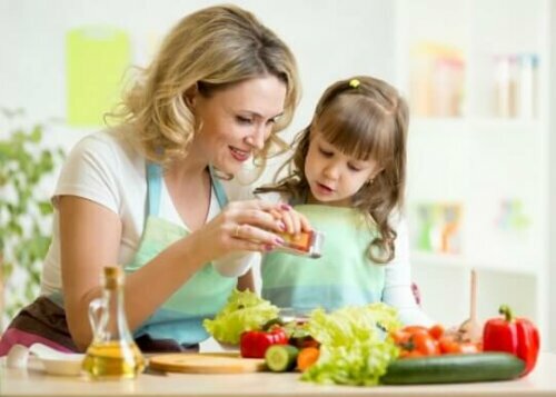 Hoe je kinderen tijdens het koken te vermaken