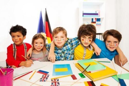 Kinderen leren een andere taal