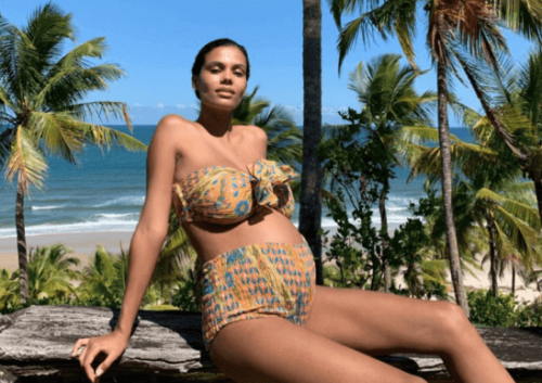 Zwangere Tina Kunakey