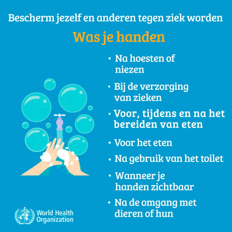 Handhygiëne tijdens het coronavirus is belangrijk