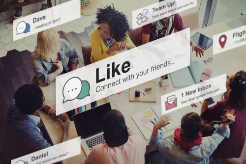Mensen die social media gebruiken