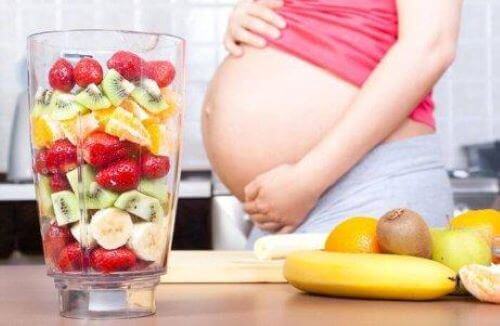 Fruit voor een zwangere vrouw