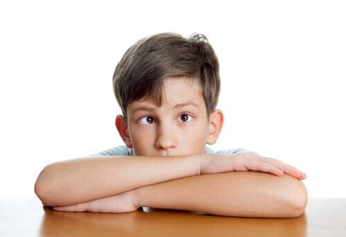 Jongen met een lui oog