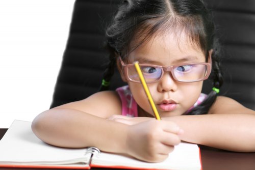 Meisje met een lui oog