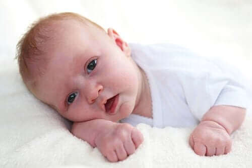 Baby met het coronavirus