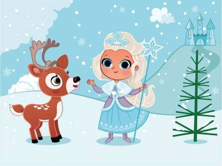 Tekening vergelijkbaar met Elsa