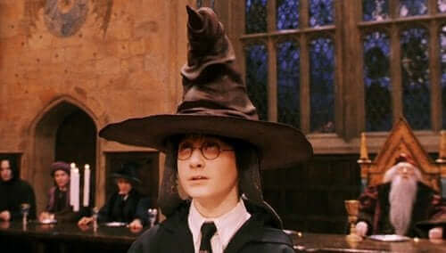 Harry Potter en de sorteerhoed