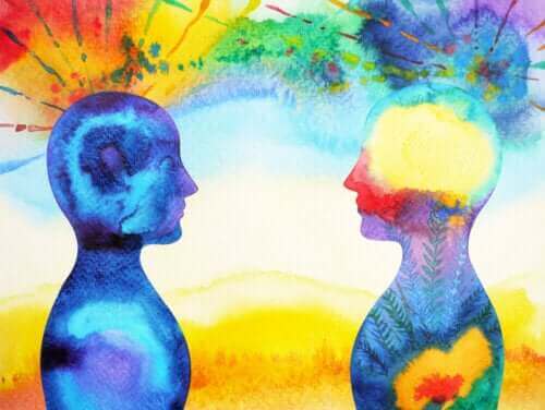 Aquarel schilderij van emoties