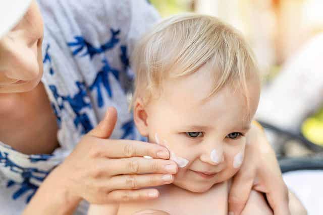 De huid van kinderen met kanker beschermen