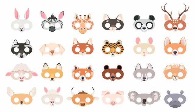 Dierenmaskers maken