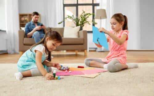 Kinderen vinden knutselen leuk