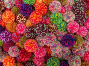 Knutselwerkjes met pompons: leuk voor kinderen